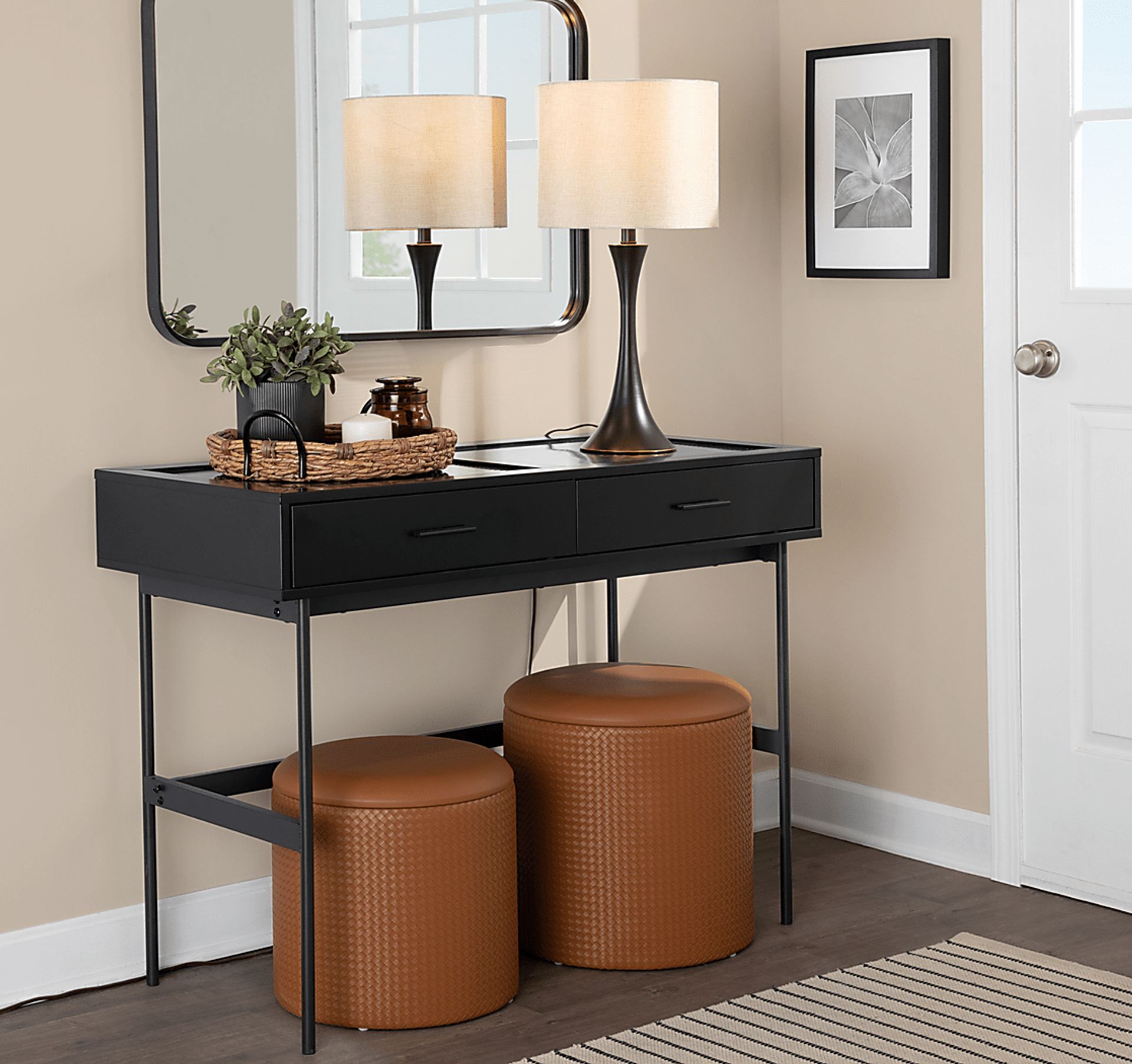 Clarinth Camel Ottoman, Set of 2 - Image 9