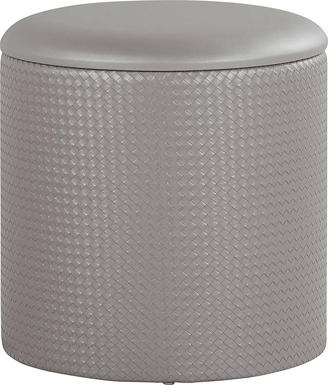 Clarinth Silver Ottoman, Set of 2 - Thumbnail - Image 6