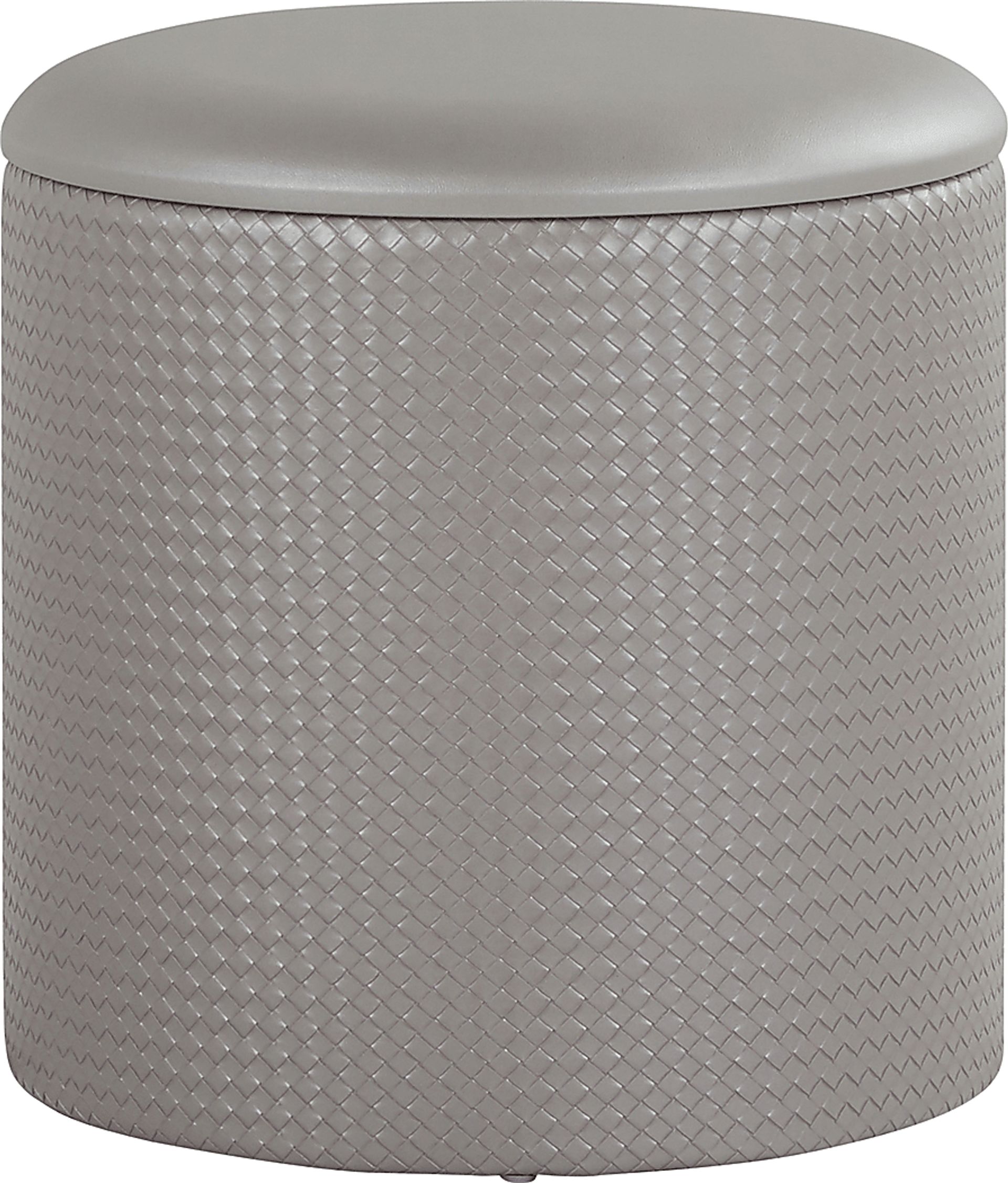 Clarinth Silver Ottoman, Set of 2 - Image 6