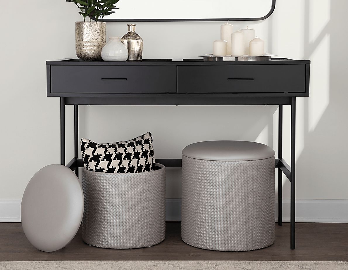 Clarinth Ottoman, Set Of 2