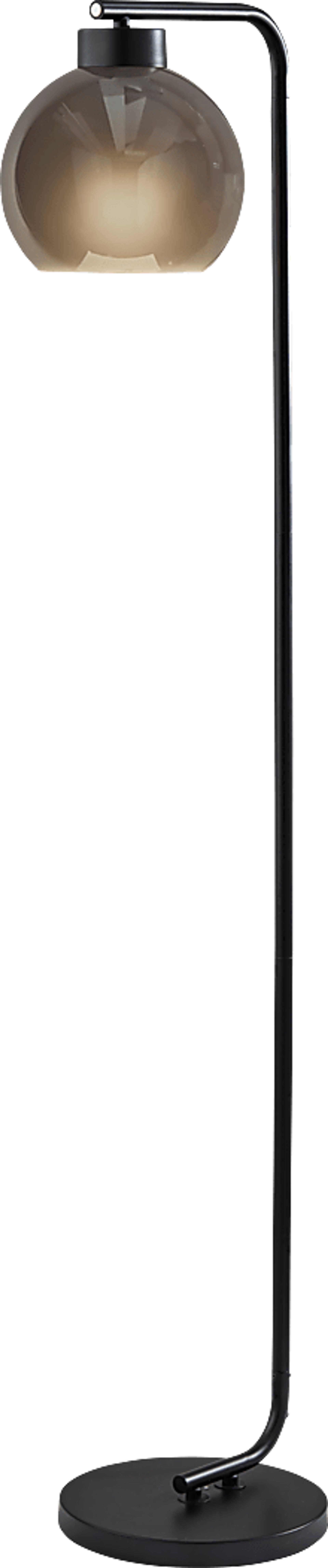 Clarion Hollow Black Floor Lamp - Image 1