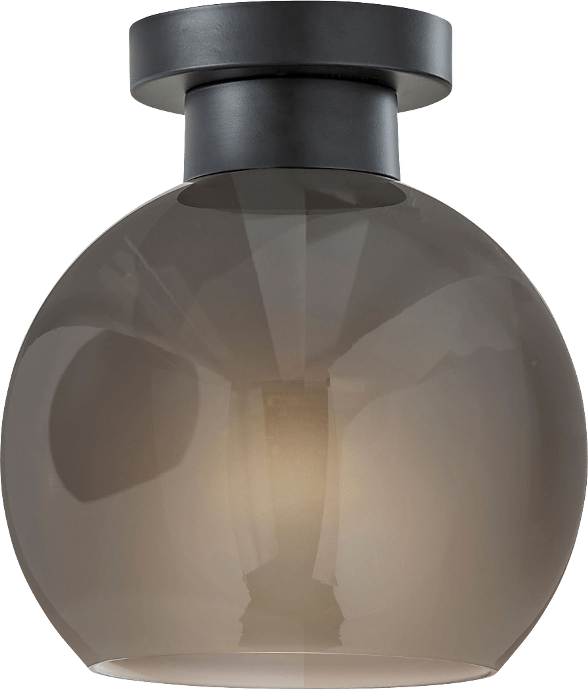 Clarion Hollow Black Flush Mount - Image 1