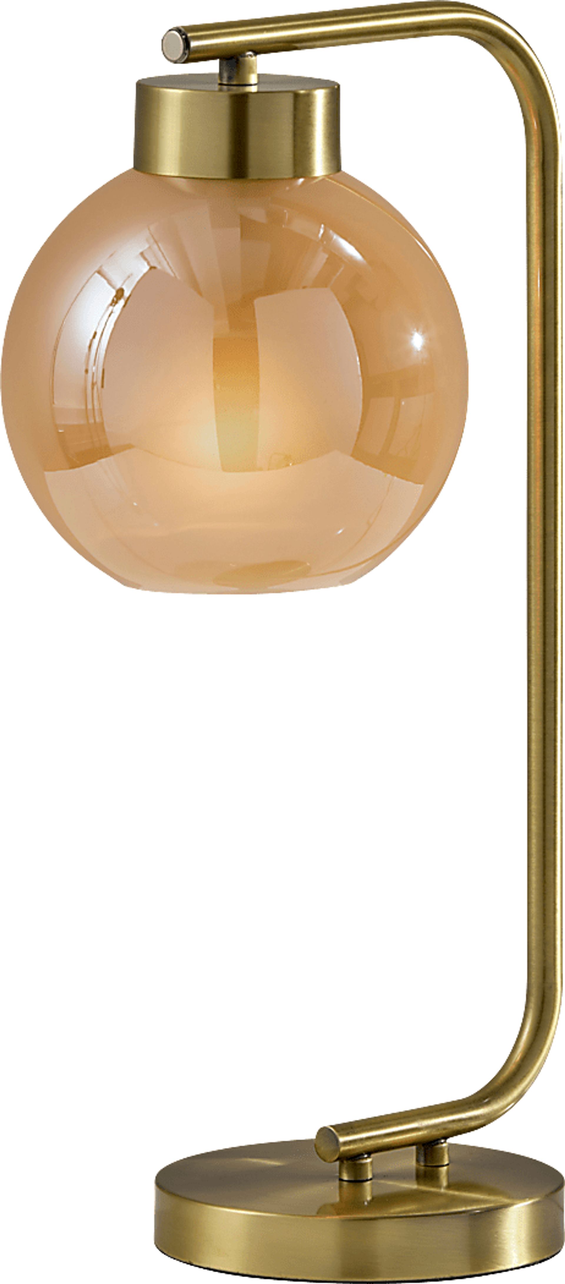 Clarion Hollow Brass Lamp - Image 1
