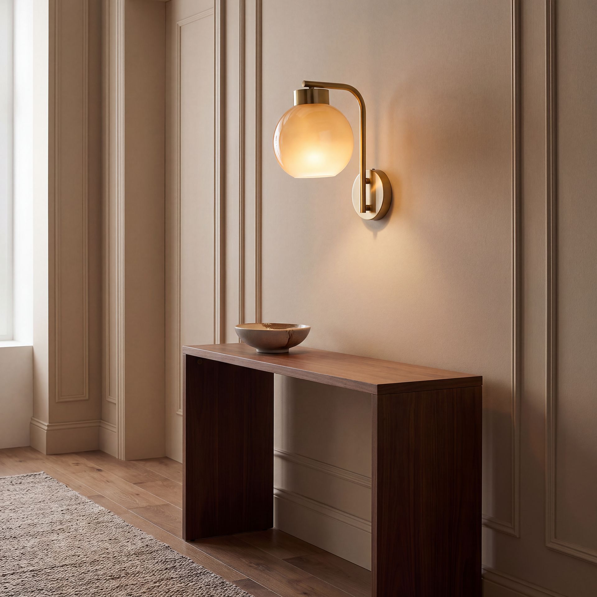 Clarion Hollow Brass Sconce - Image 2