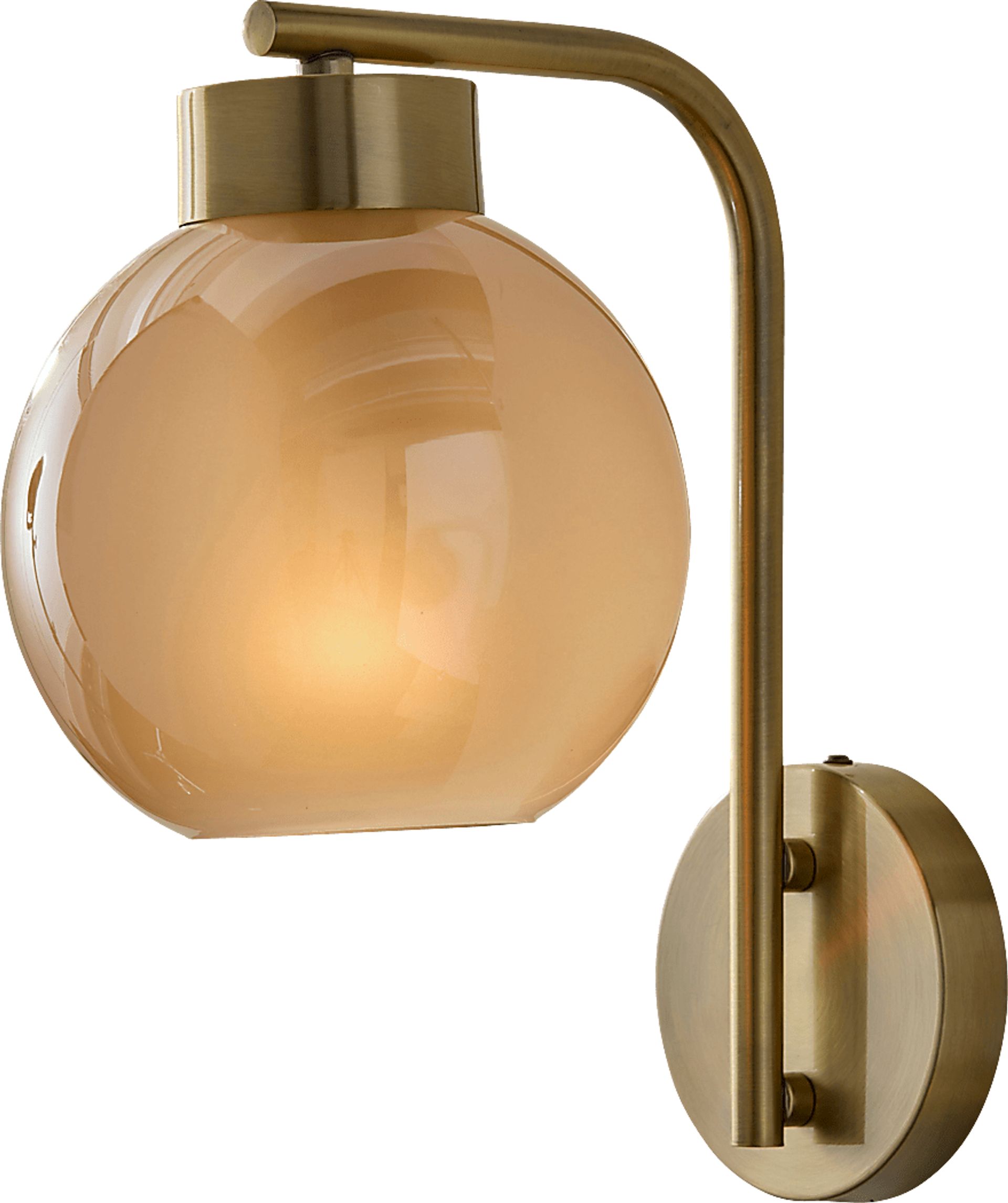 Clarion Hollow Brass Sconce - Image 1