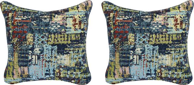 Clarita Blue Accent Pillow, Set of 2 - Thumbnail - Image 1