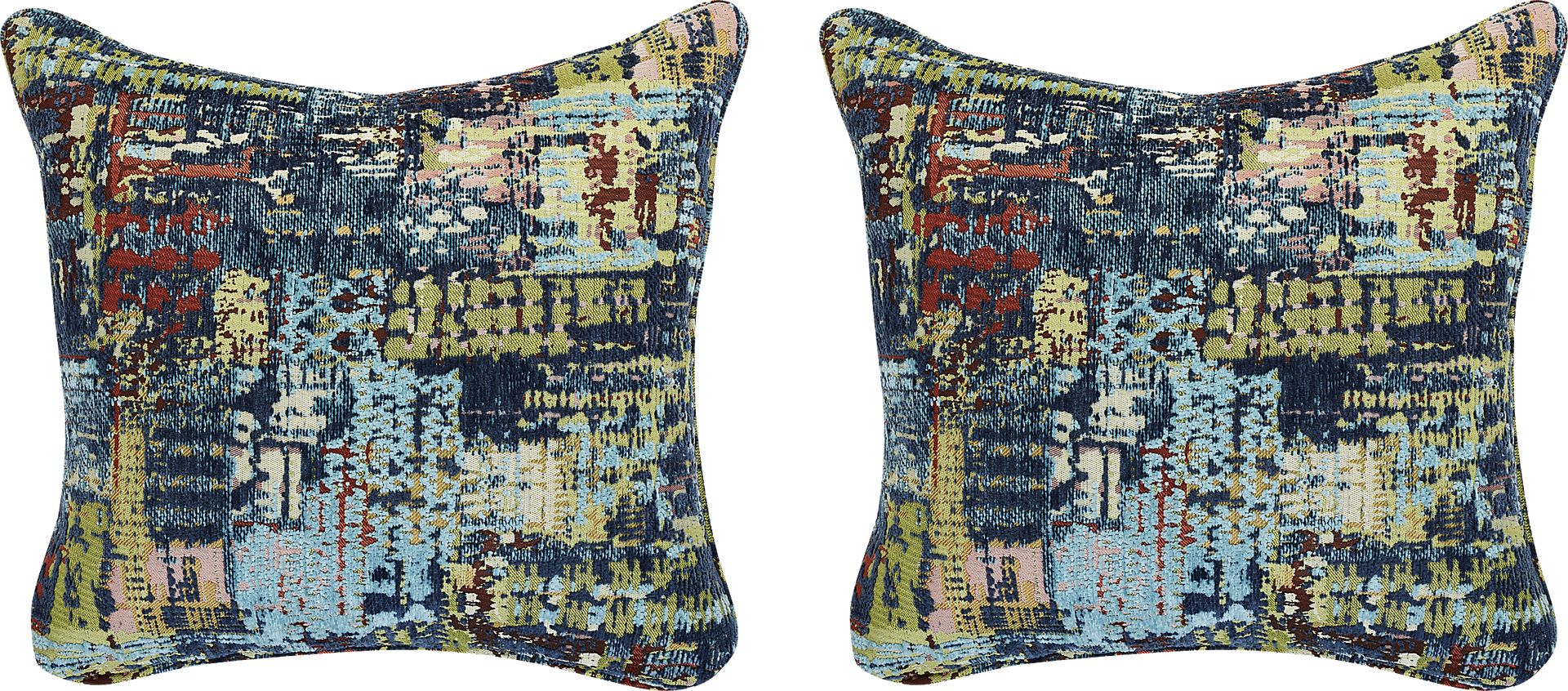 Clarita Blue Accent Pillow, Set of 2 - Image 1