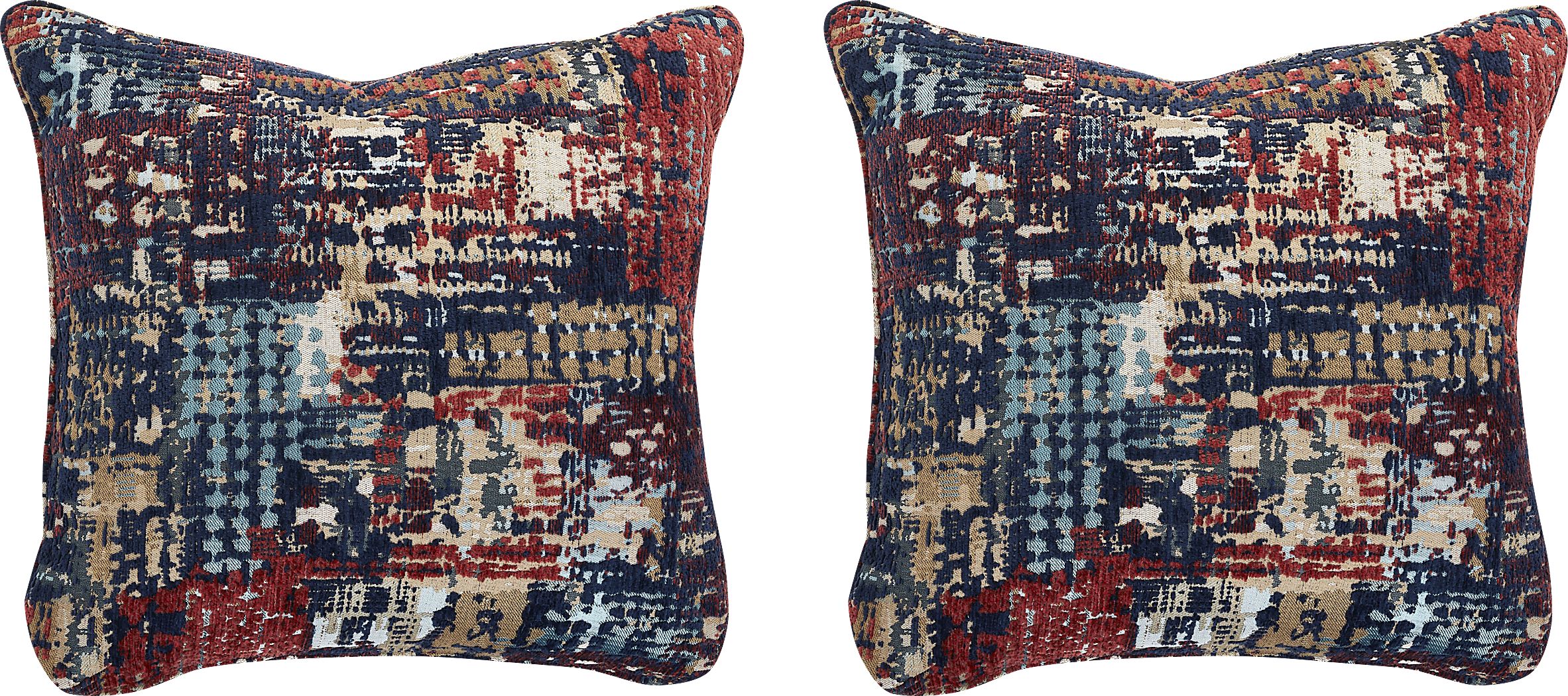 Clarita Red Accent Pillow, Set of 2