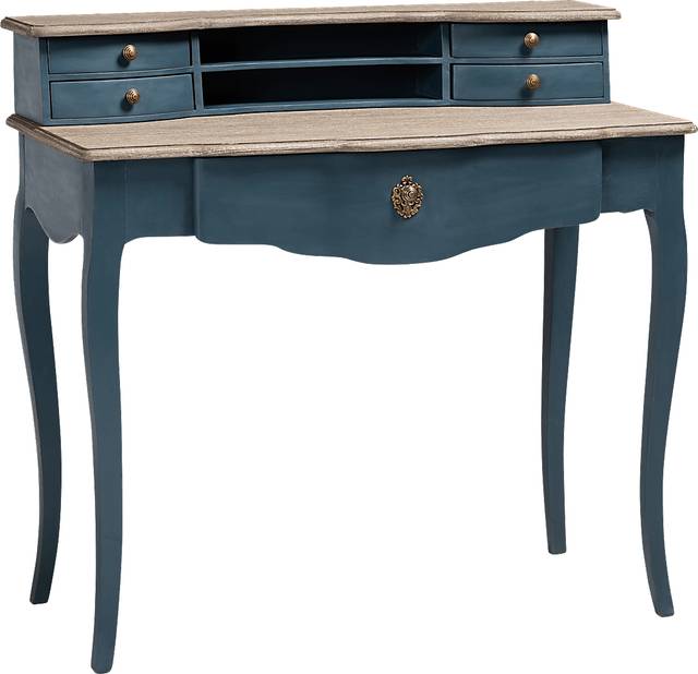 Clarkdale Blue Desk - Thumbnail - Image 1