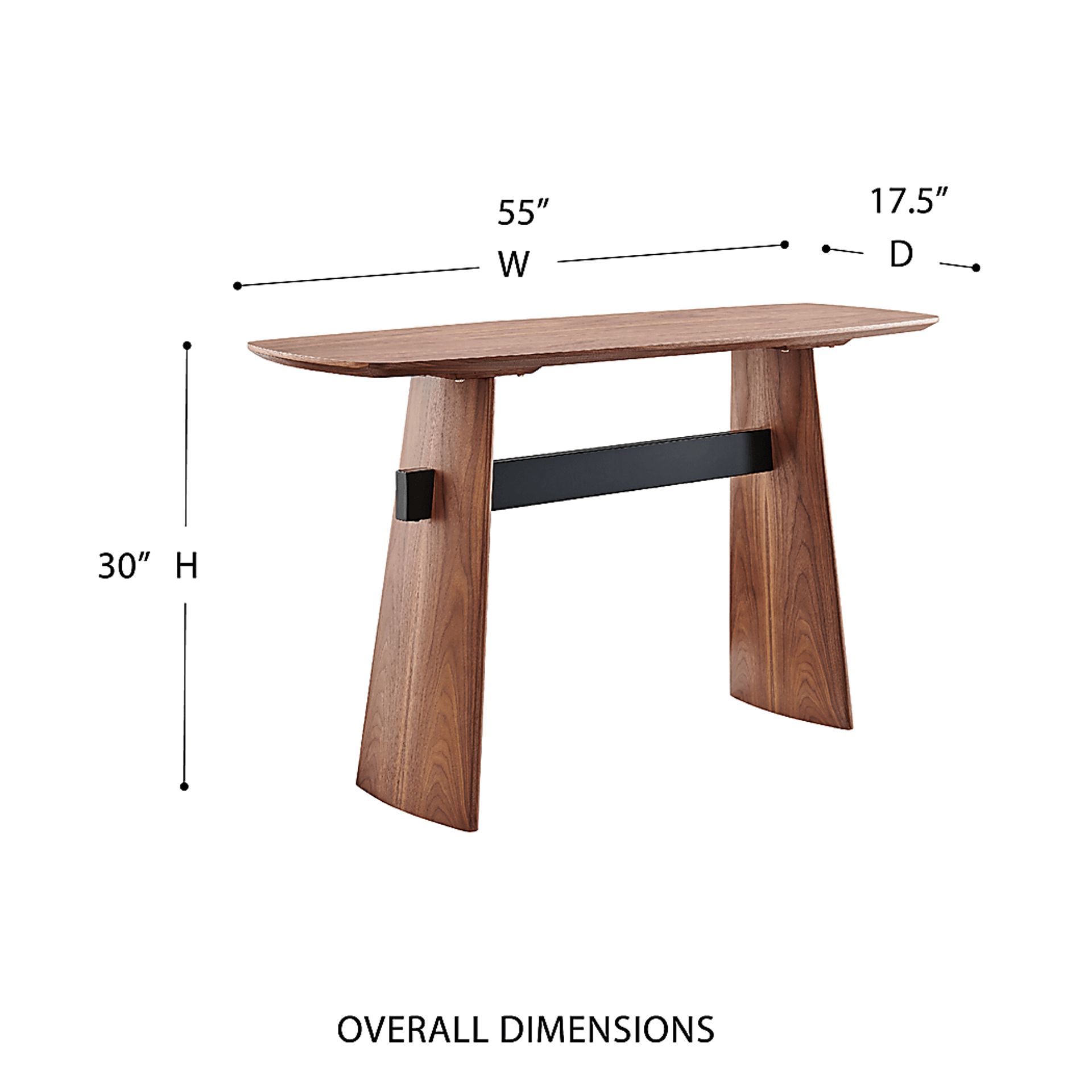 Clartyn Brown Console Table - Image 5