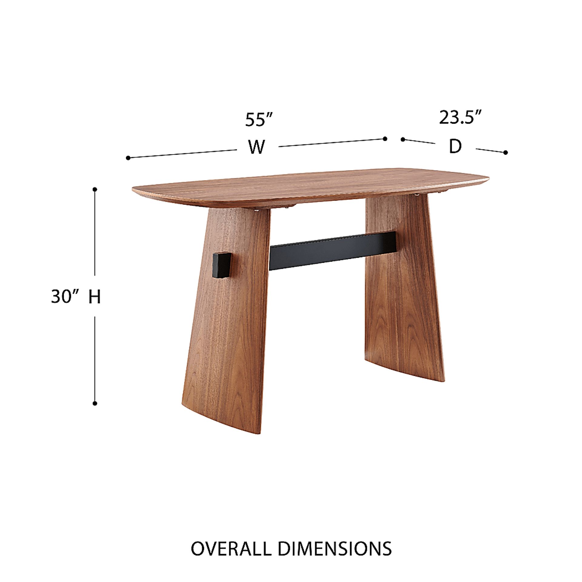 Clartyn Brown Desk - Image 4