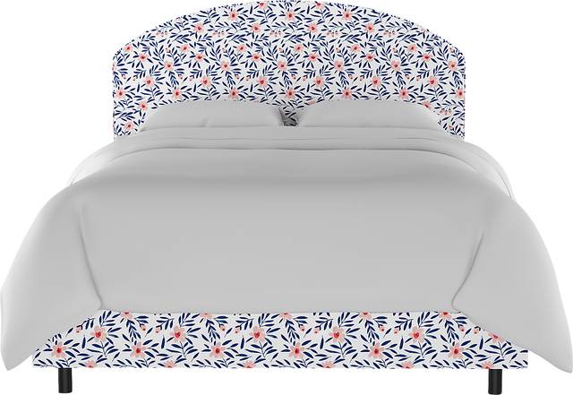 Clary King Blue Upholstered Bed - Thumbnail - Image 2
