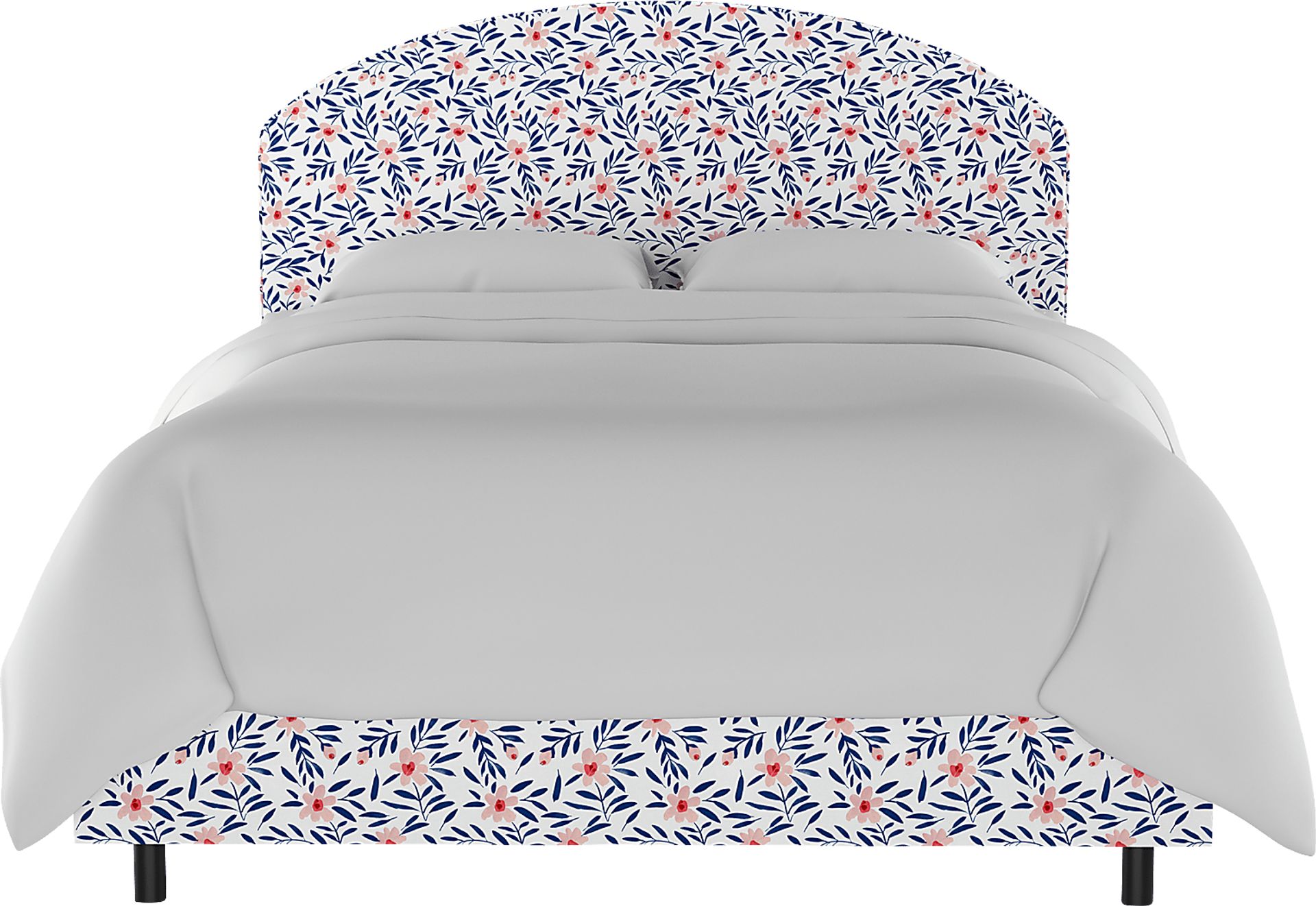 Clary King Blue Upholstered Bed - Image 2