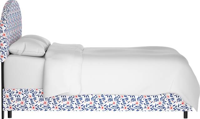 Clary King Blue Upholstered Bed - Thumbnail - Image 3
