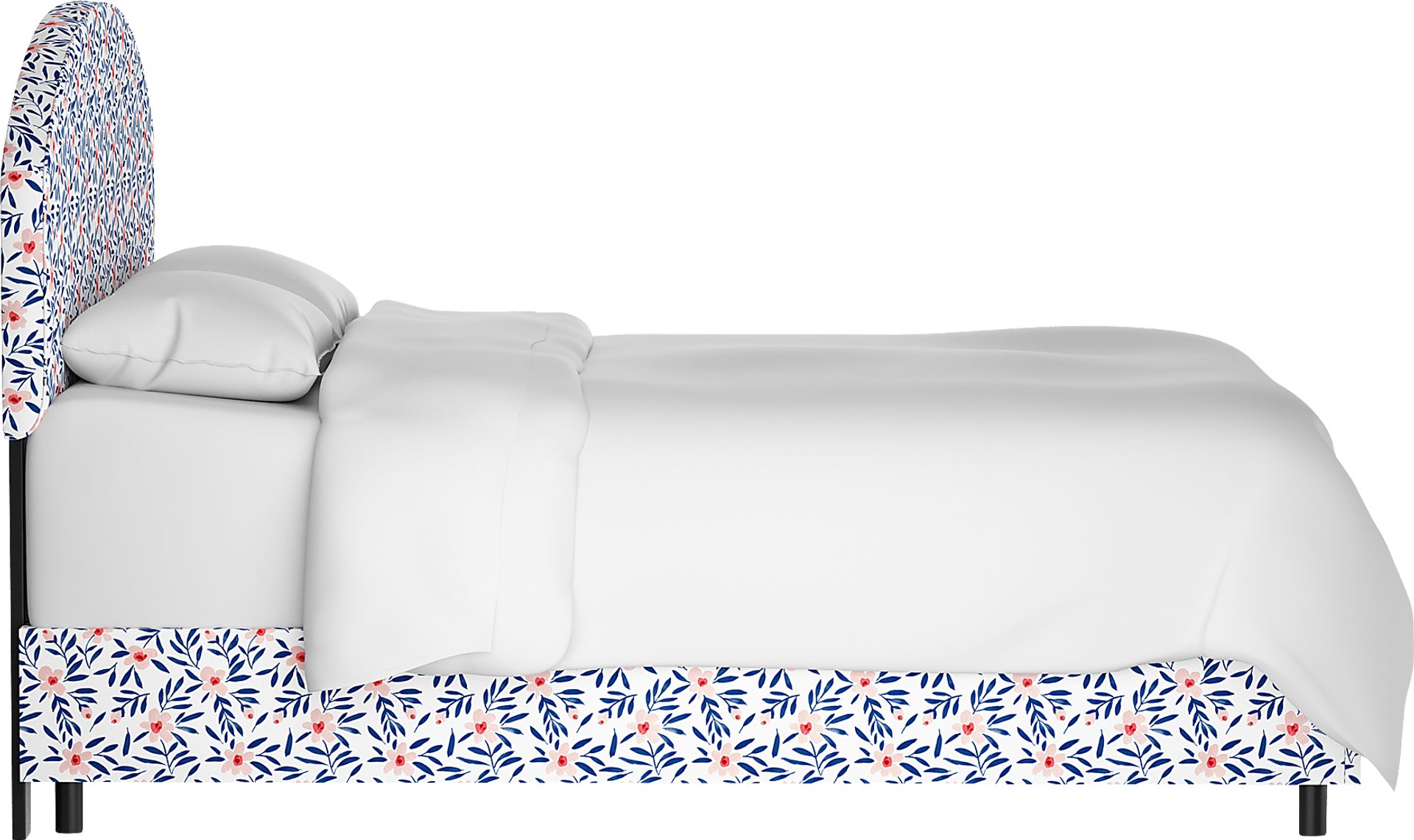 Clary King Blue Upholstered Bed - Image 3