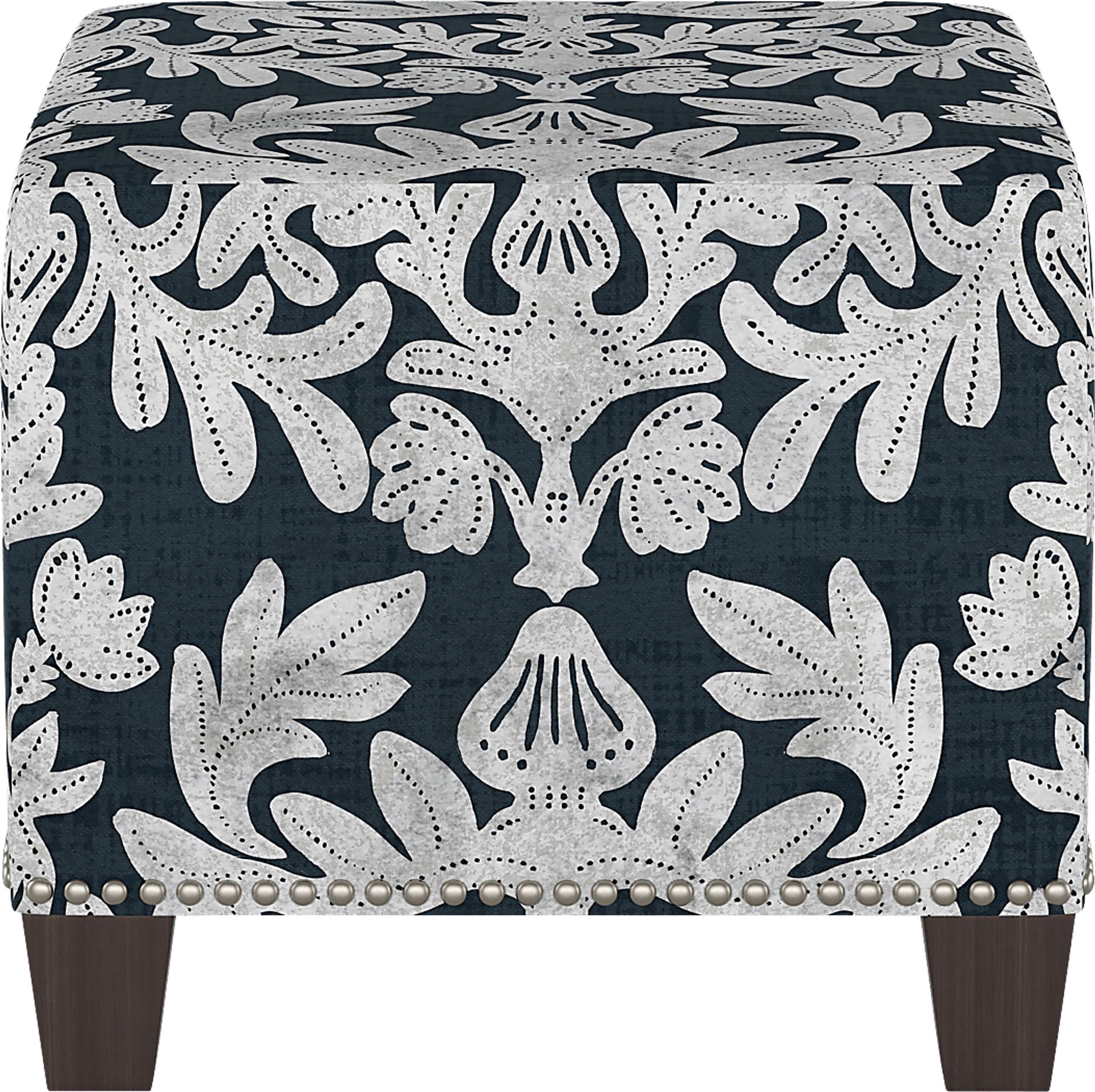 Classical Notes Blue Ottoman - Image 2
