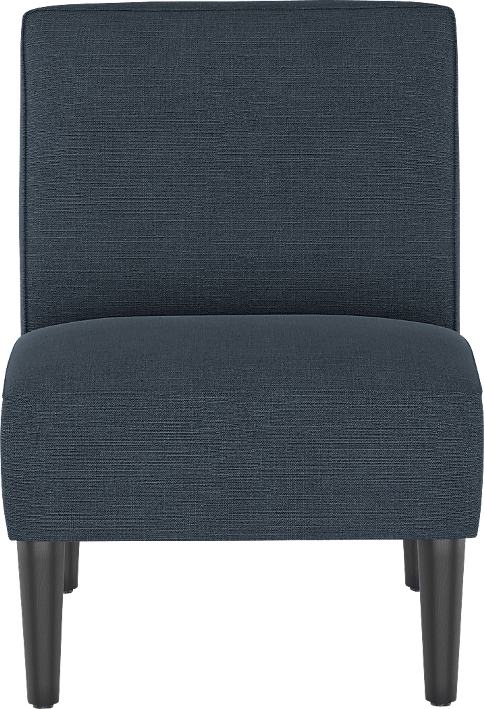 Classical Notes Navy Accent Chair - Image 2