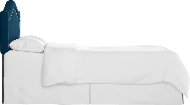 Classical Notes Navy King Upholstered Headboard - Thumbnail - Image 4