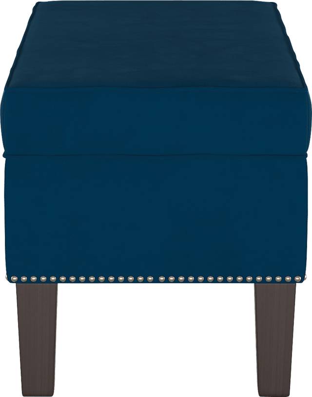 Classical Notes Navy Storage Bench - Thumbnail - Image 3