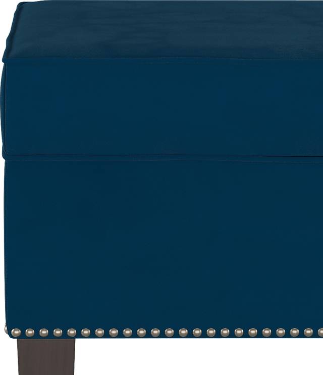 Classical Notes Navy Storage Bench - Thumbnail - Image 4