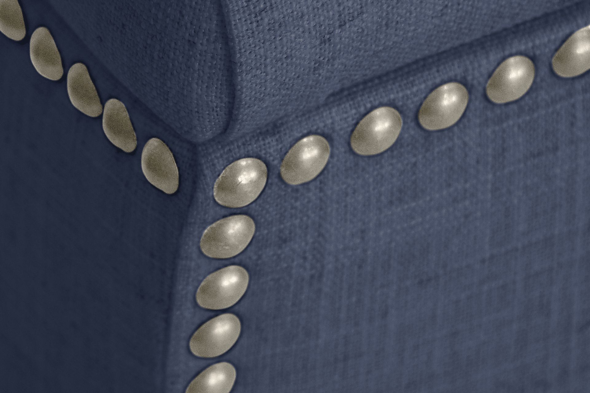 Classical Notes Navy Storage Ottoman - Image 4