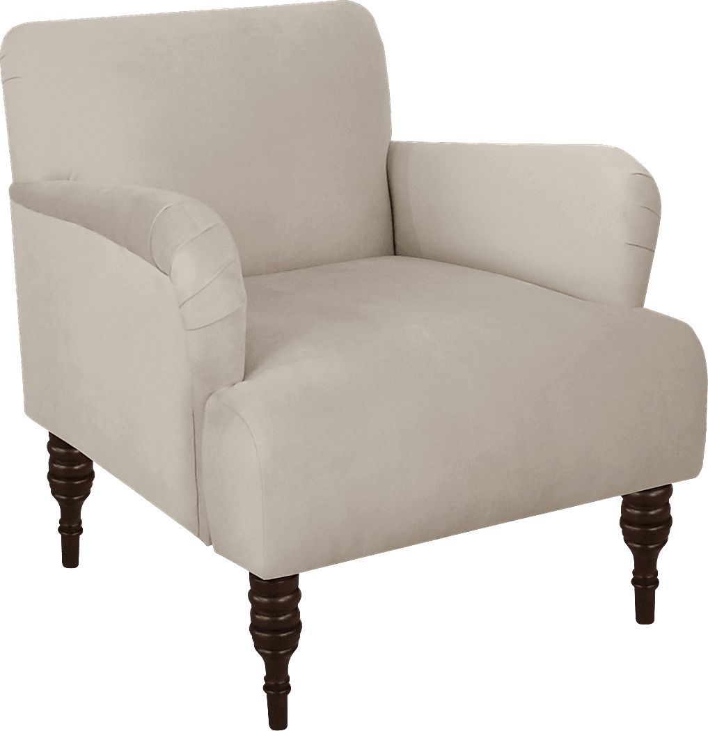 Classical Notes Platinum Accent Chair