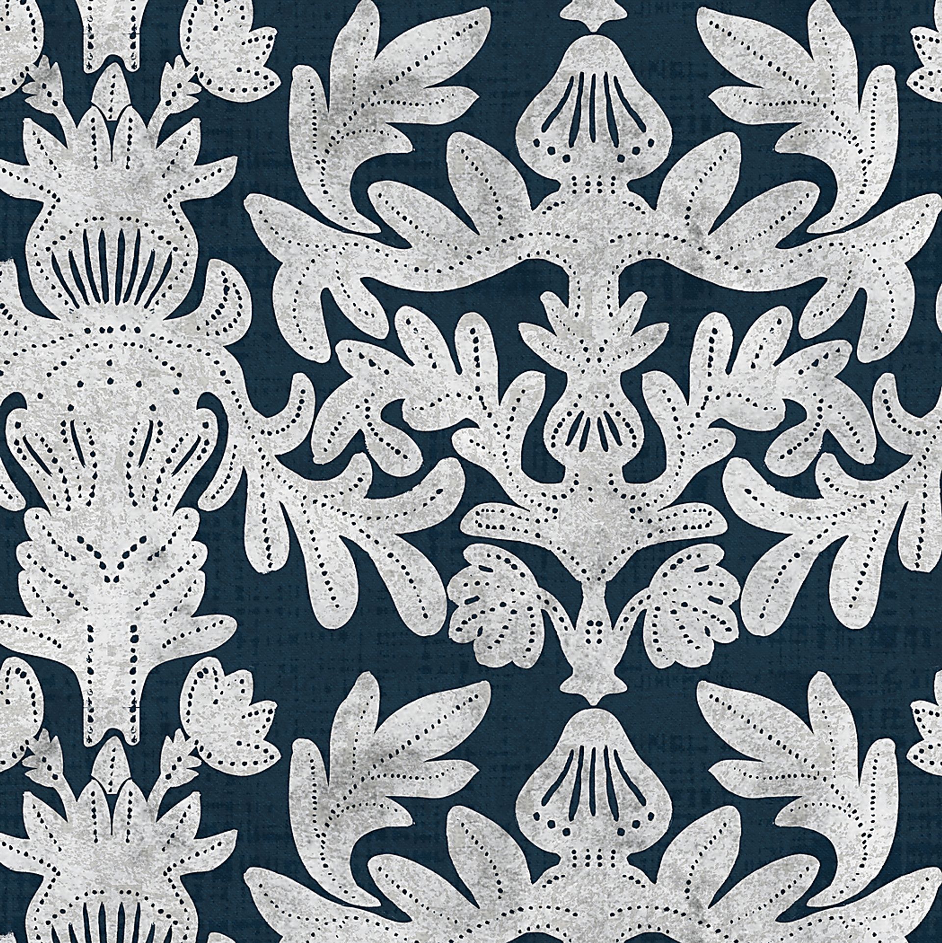 Classical Notes White-Gray Accent Chair - Image 6