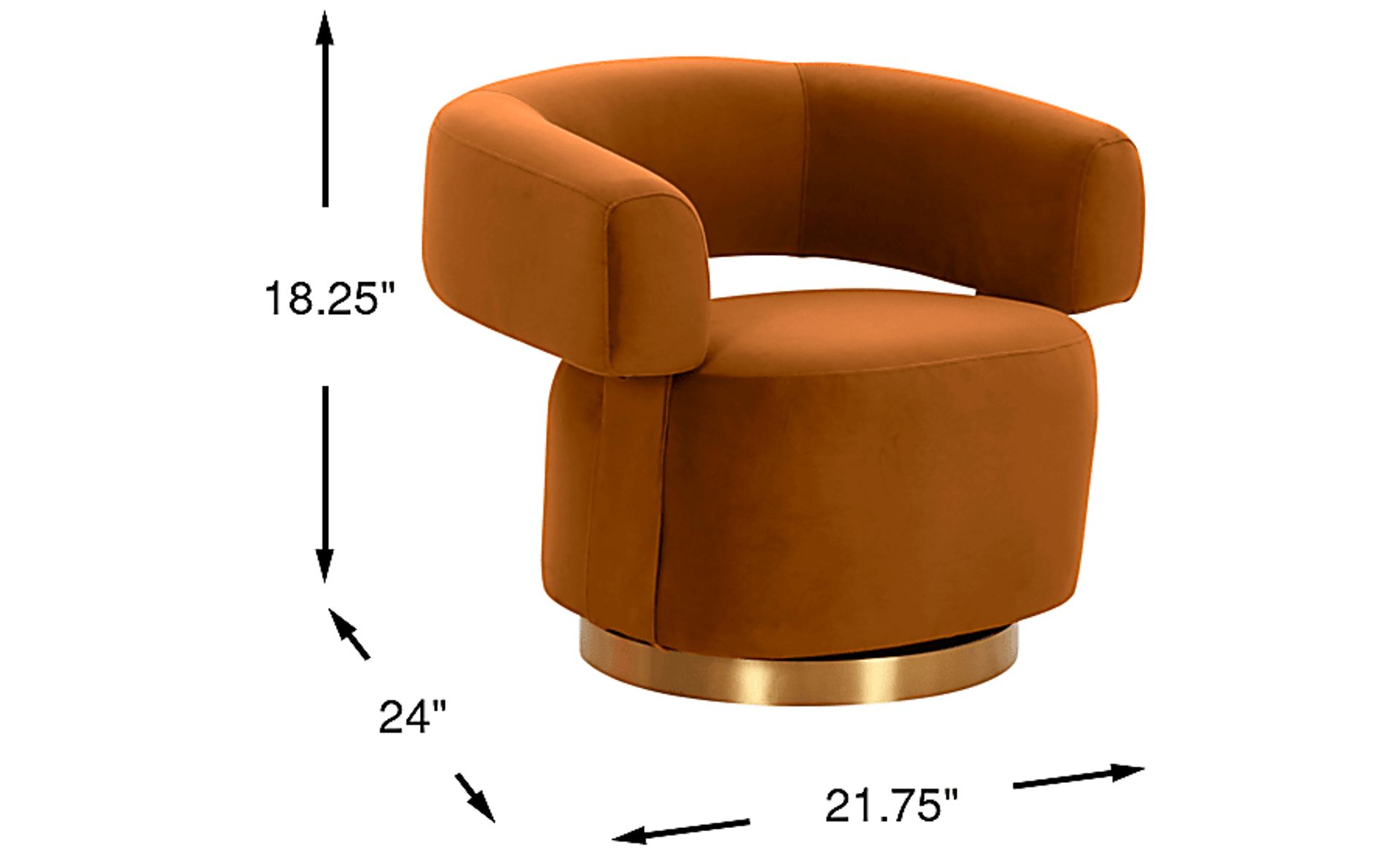 Dimension Image. Please refer to the Dimension Tab on this page for dimension details.