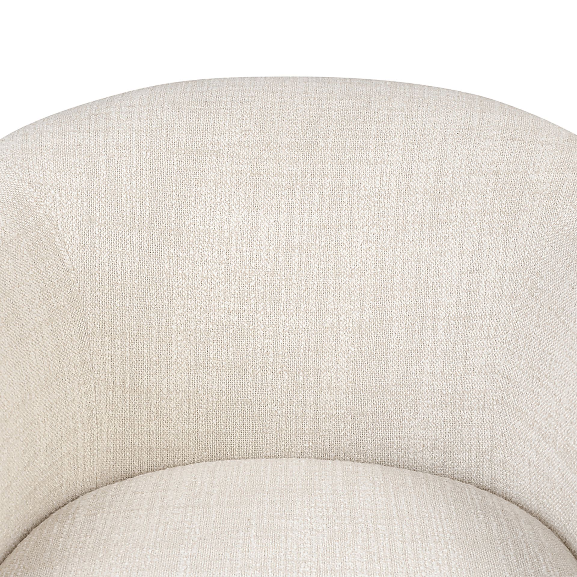 Claudette Beige Swivel Chair - Image 3