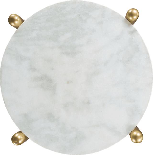 Claudine White End Table - Thumbnail - Image 4
