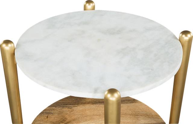 Claudine White End Table - Thumbnail - Image 5