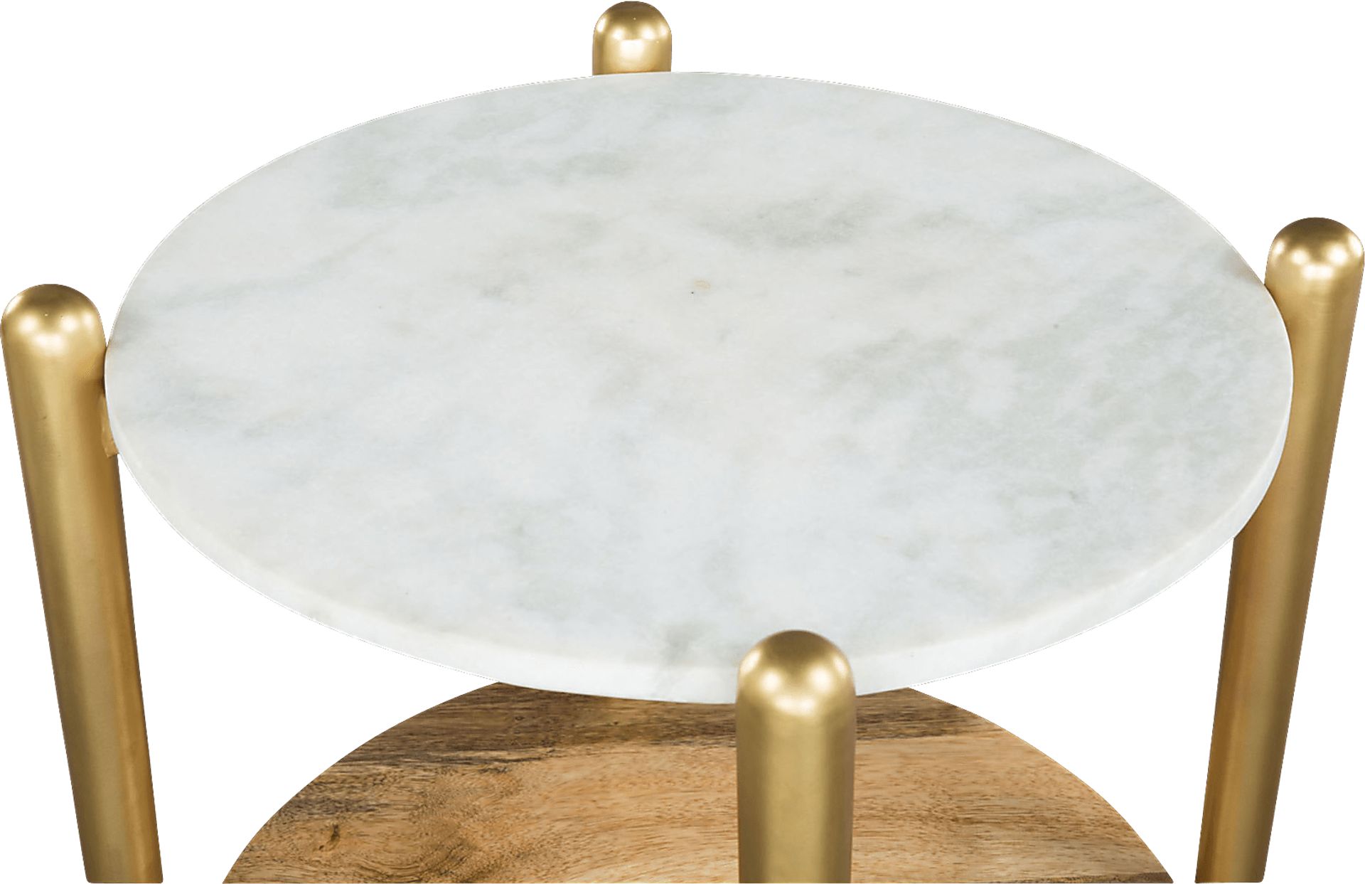Claudine White End Table - Image 5