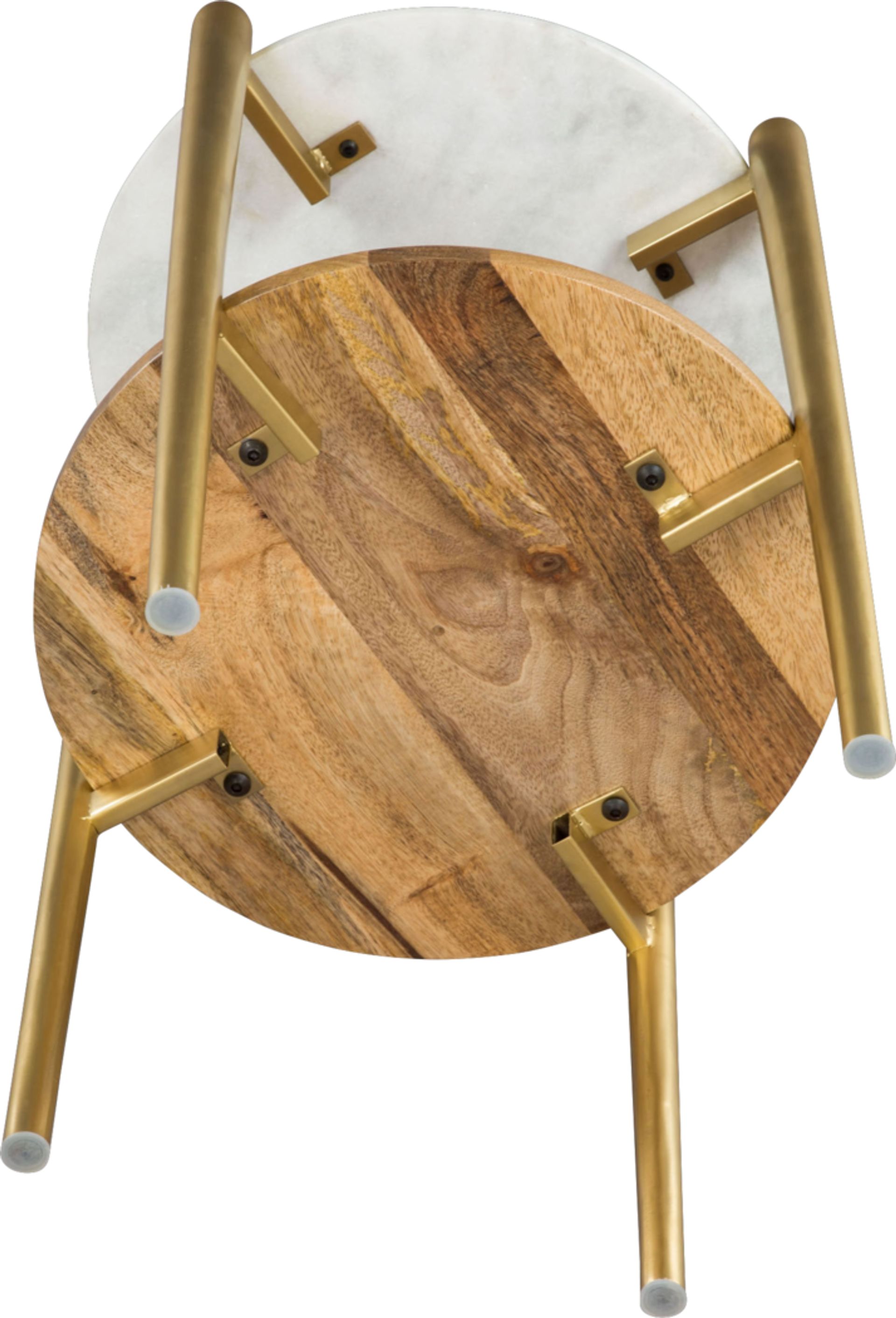 Claudine White End Table - Image 9