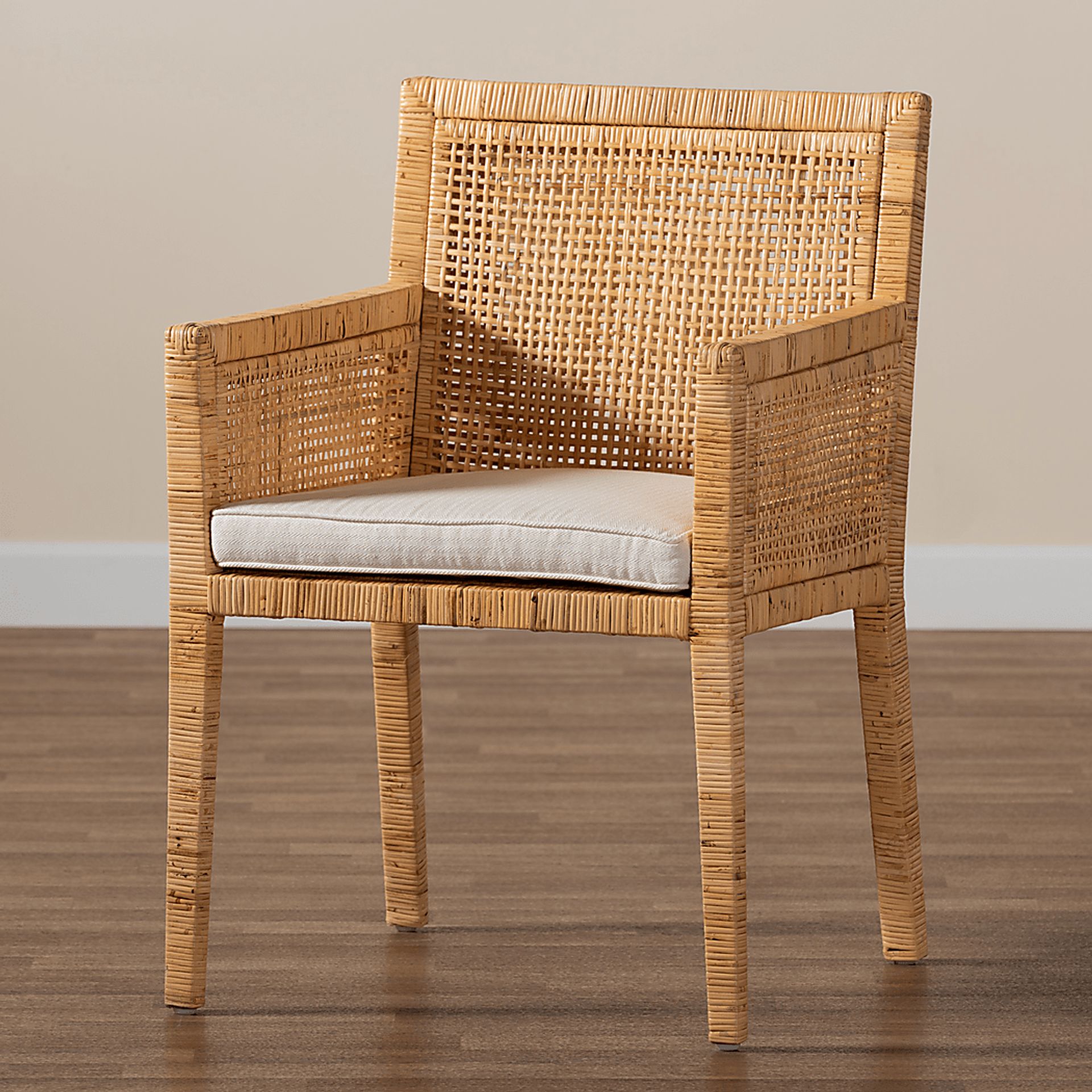 Claver Brown Arm Chair - Image 3