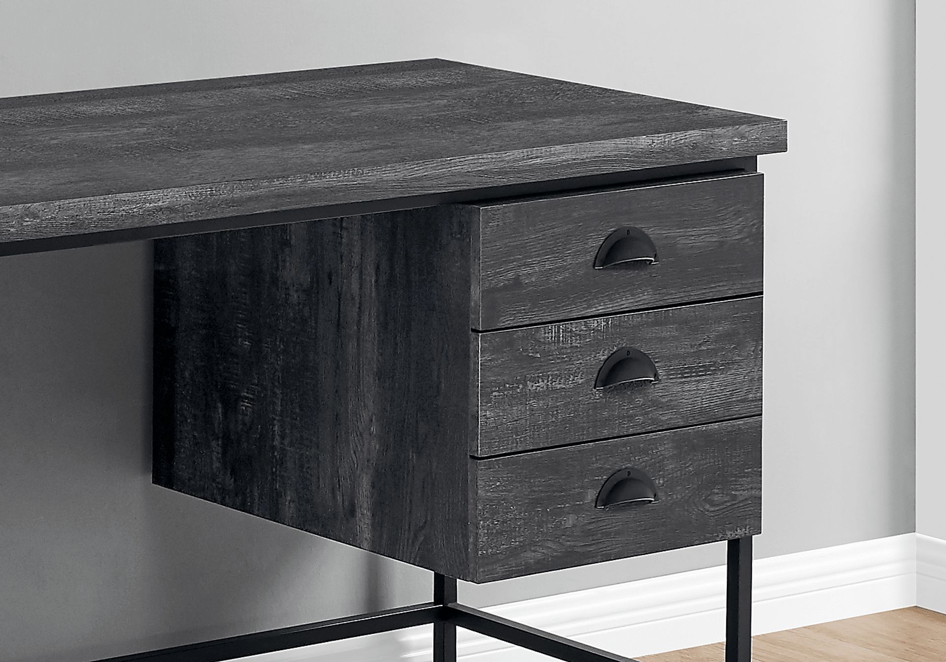 Claxton Black Desk - Image 4