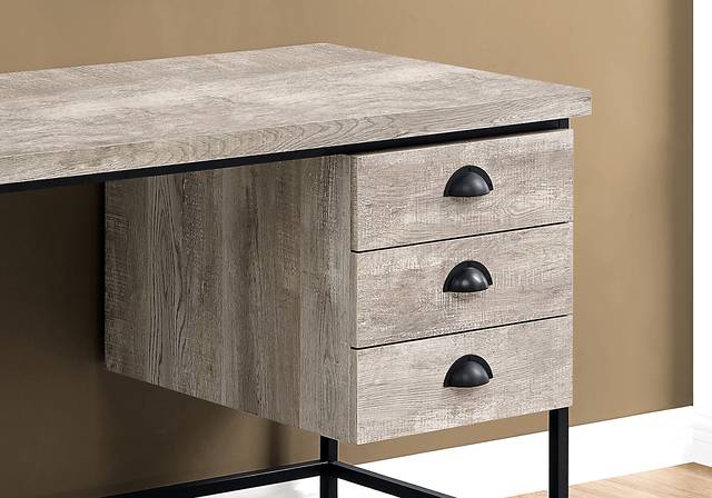 Claxton Taupe Desk - Thumbnail - Image 4