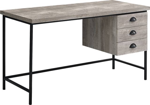 Claxton Taupe Desk - Thumbnail - Image 1