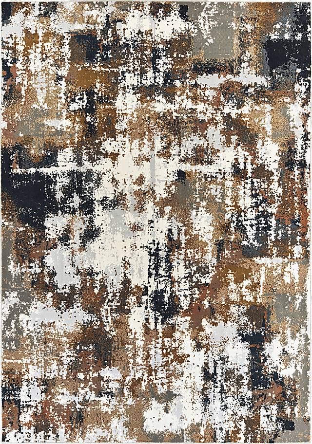 Clay Path Gray 5'3 x 7'6 Rug - Thumbnail - Image 1