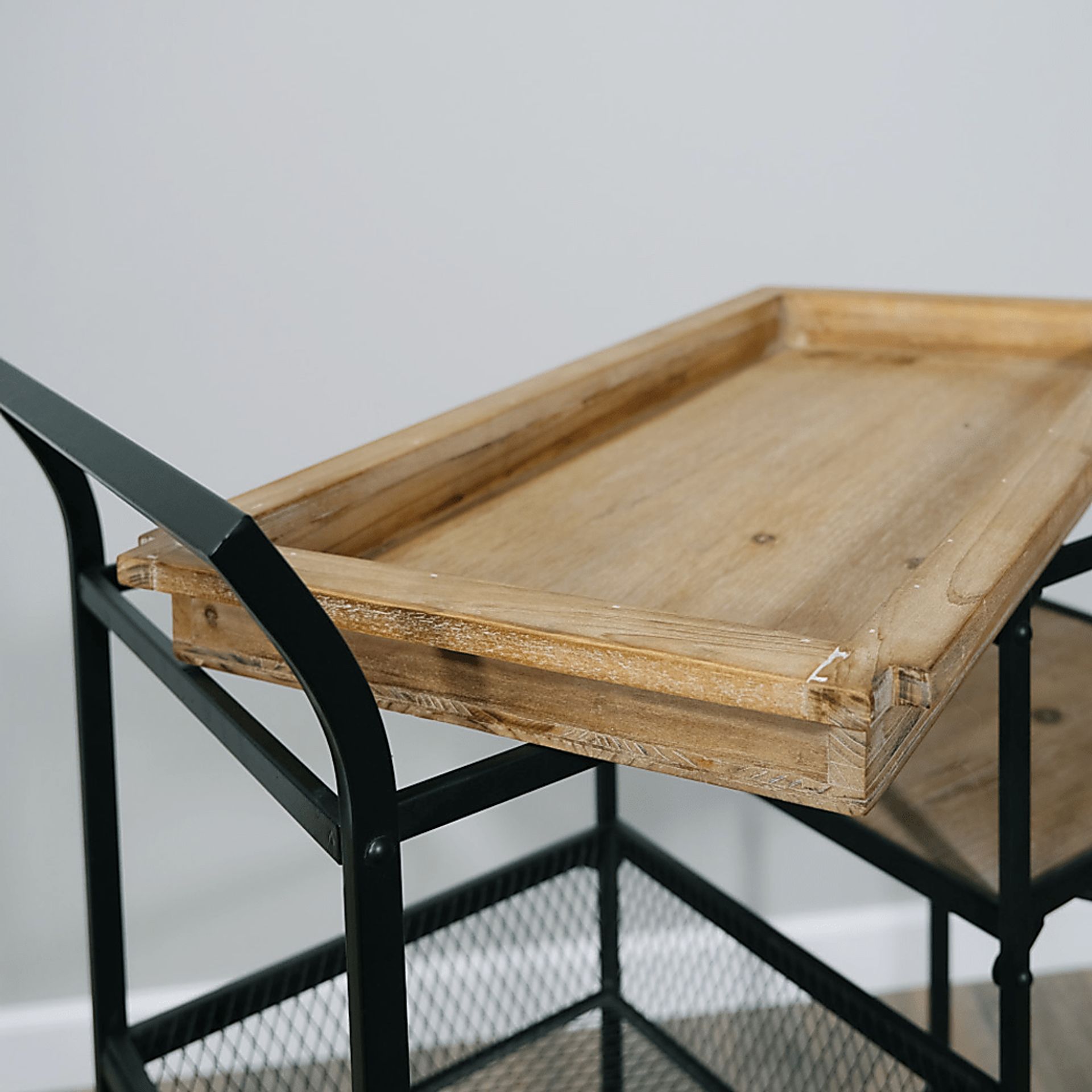 Claybourne Light Brown Bar Cart - Image 12