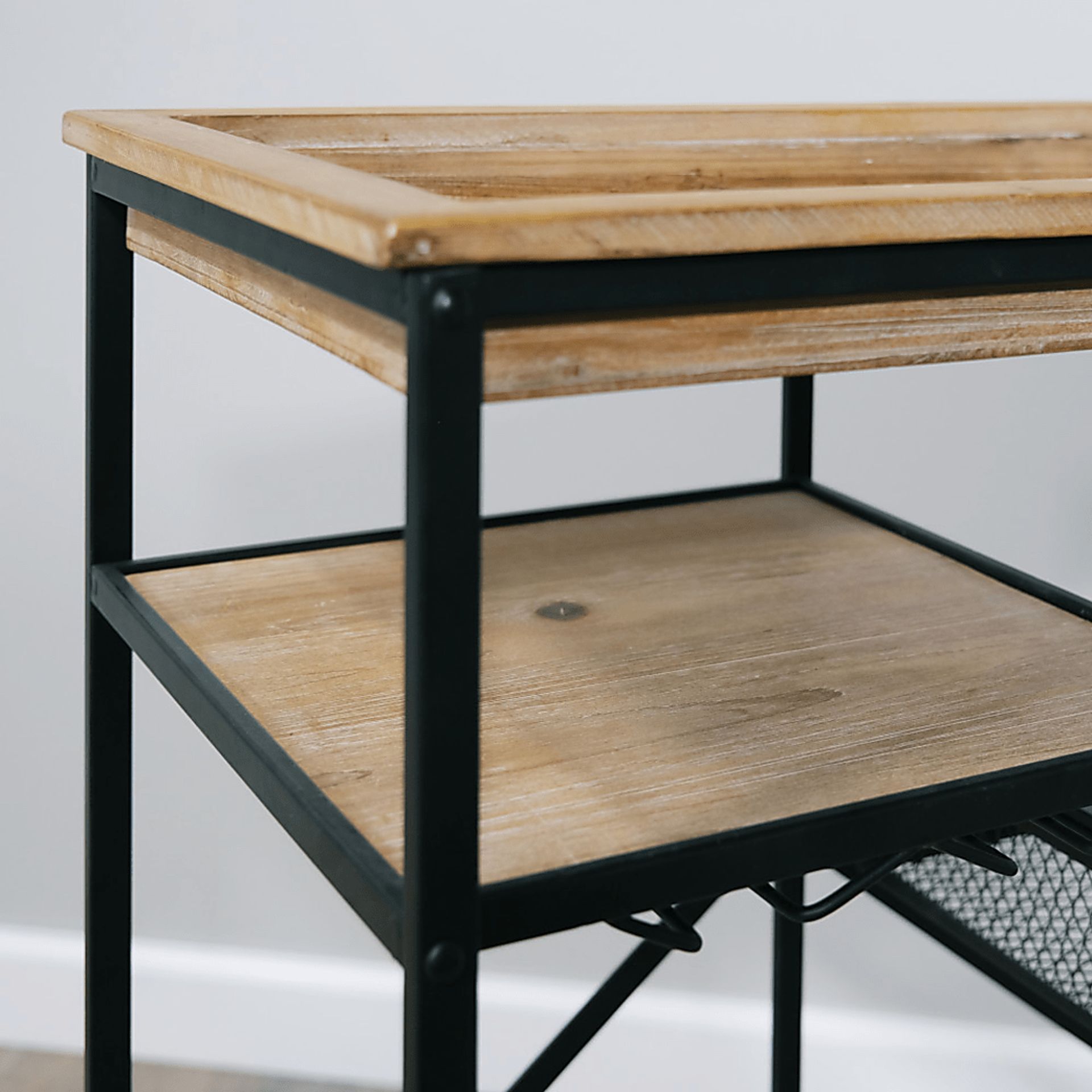 Claybourne Light Brown Bar Cart - Image 9