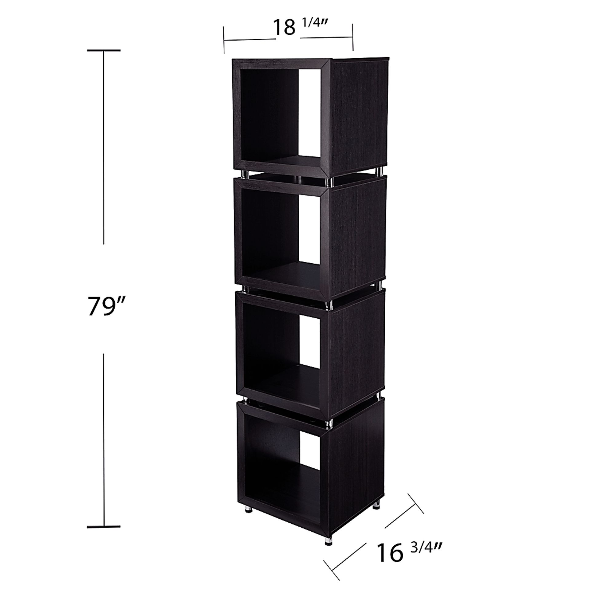 Claybrook Black Bookcase - Image 5
