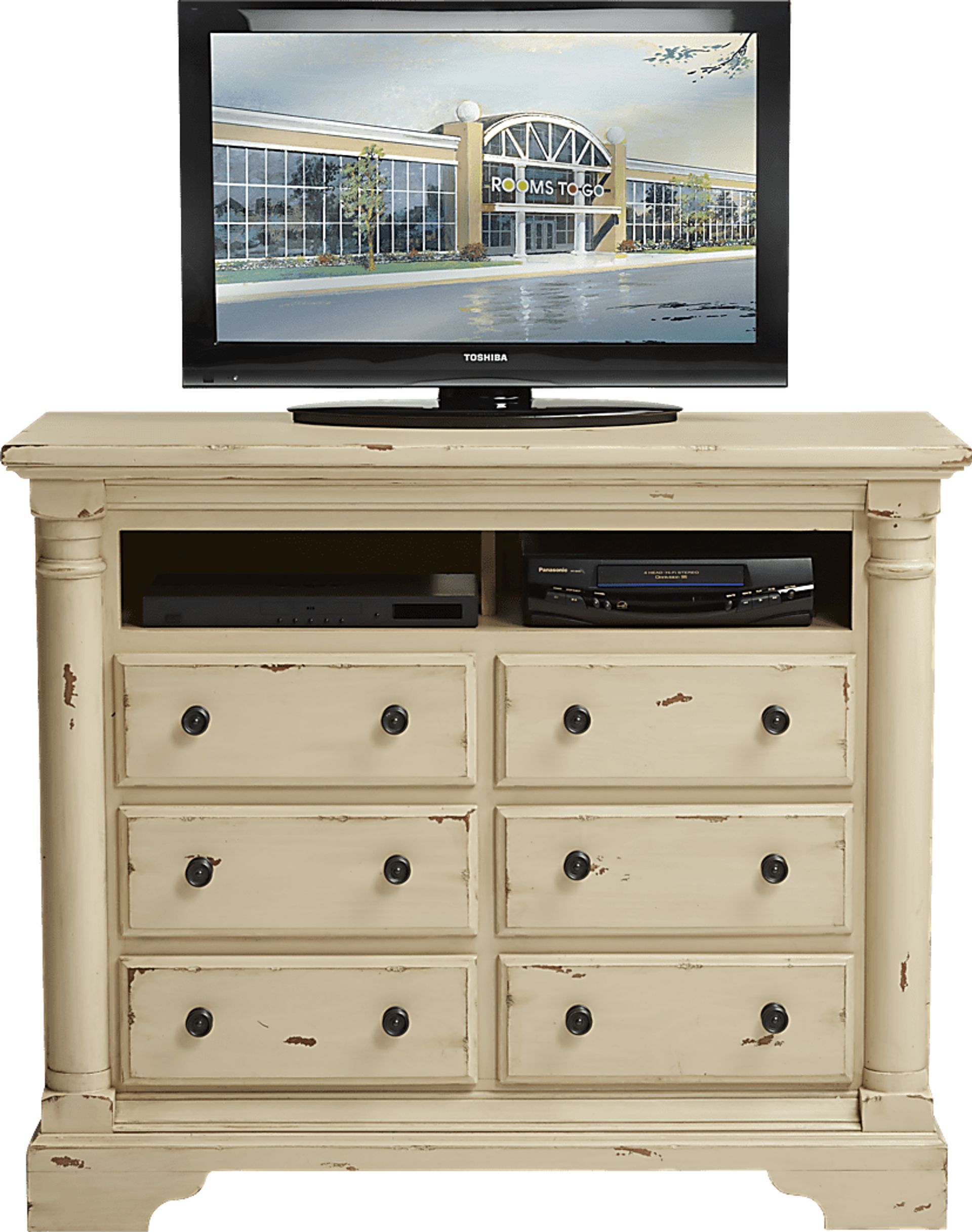 Claymore Park Blonde Media Chest - Image 1