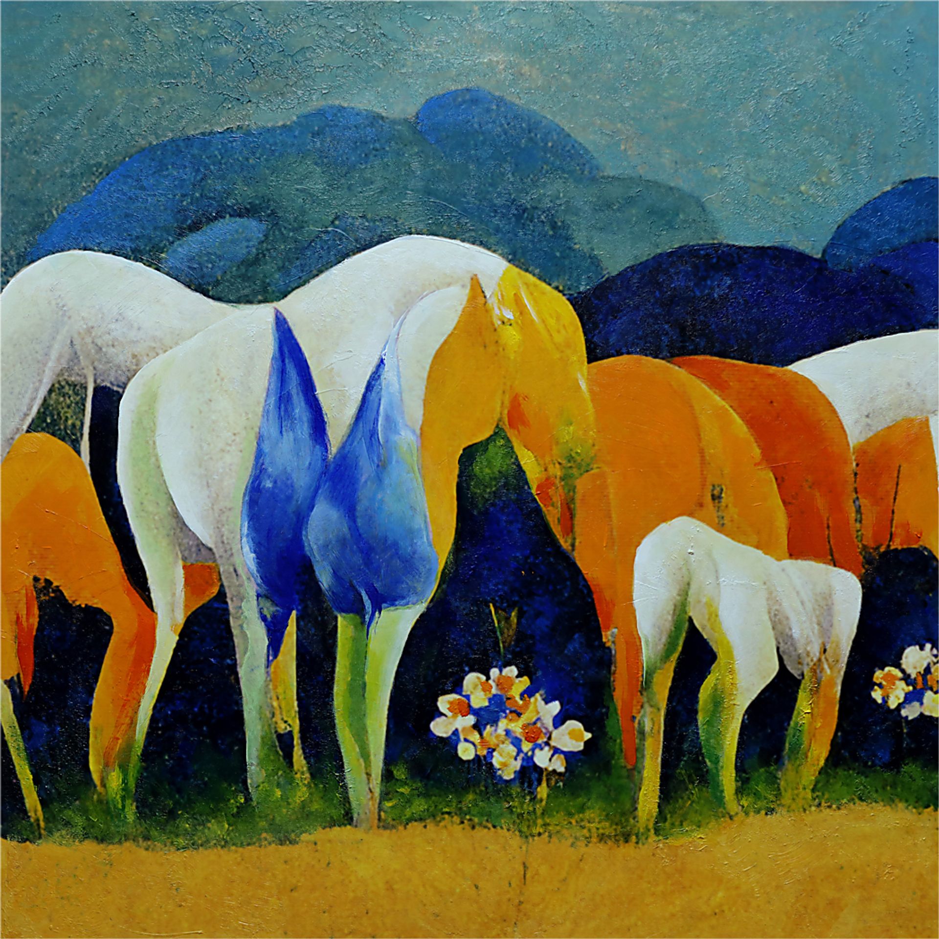 Claypool II Orange Artwork - Image 1