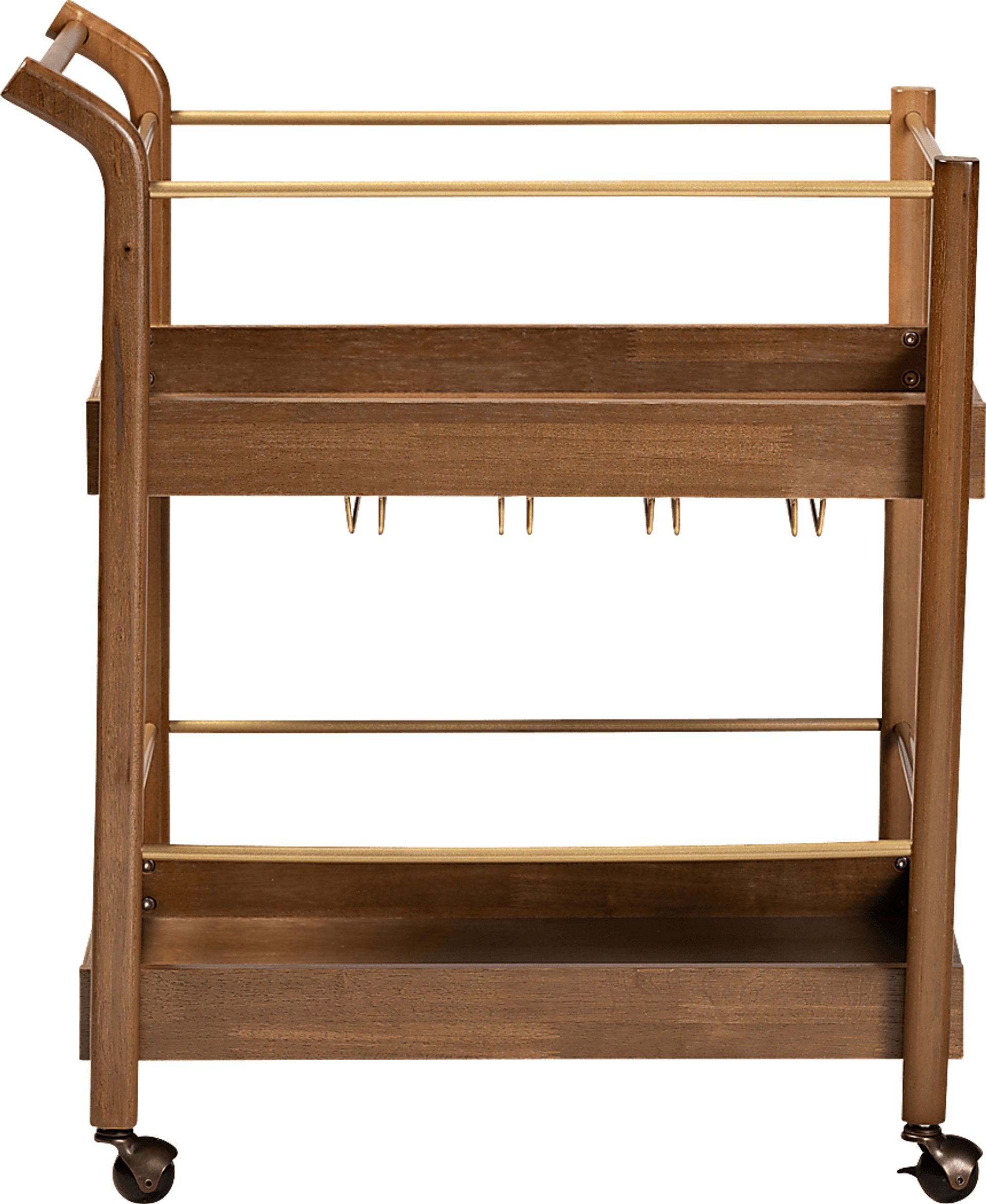 Clayytton Brown Bar Cart - Image 2