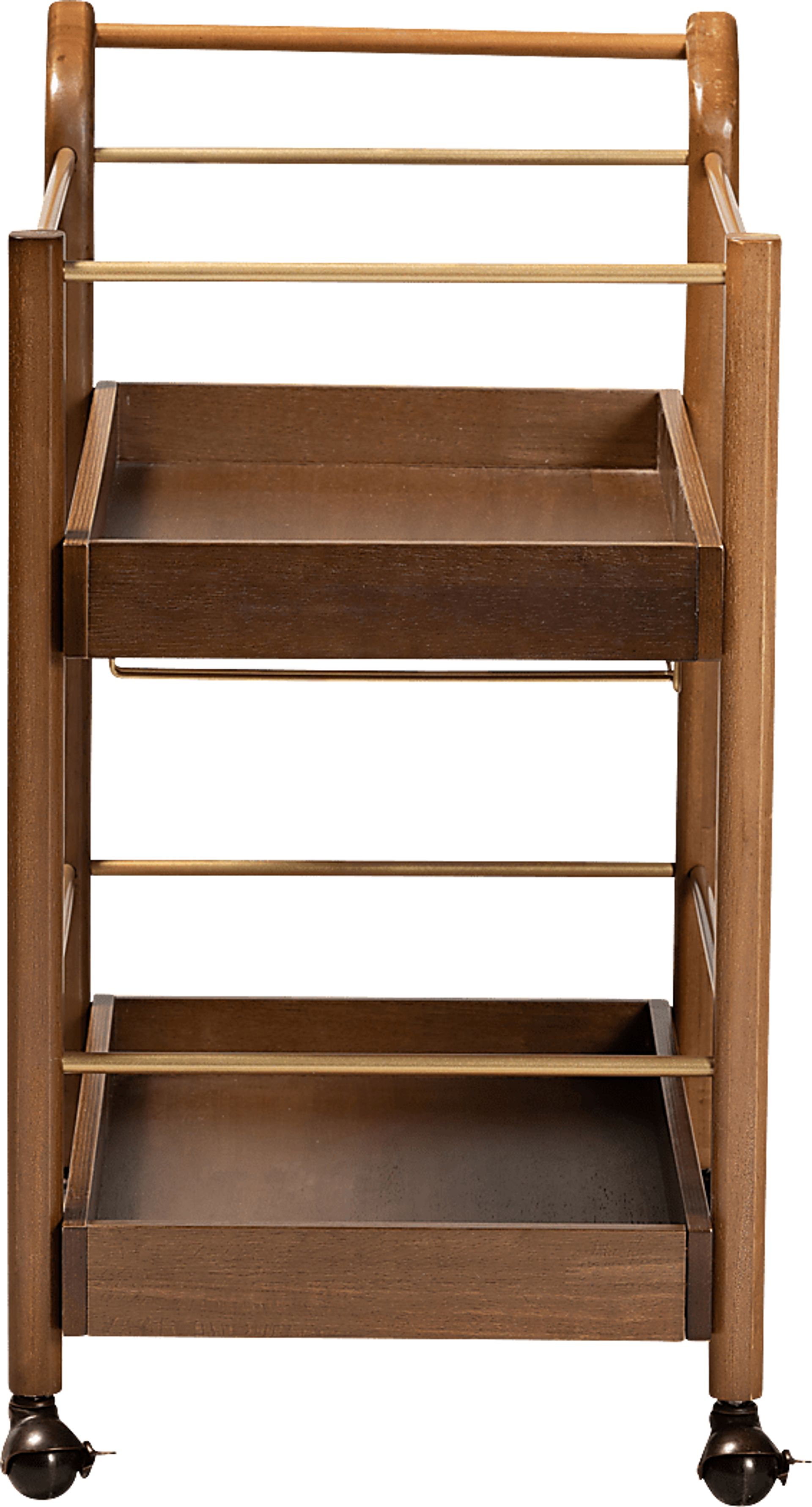 Clayytton Brown Bar Cart - Image 3