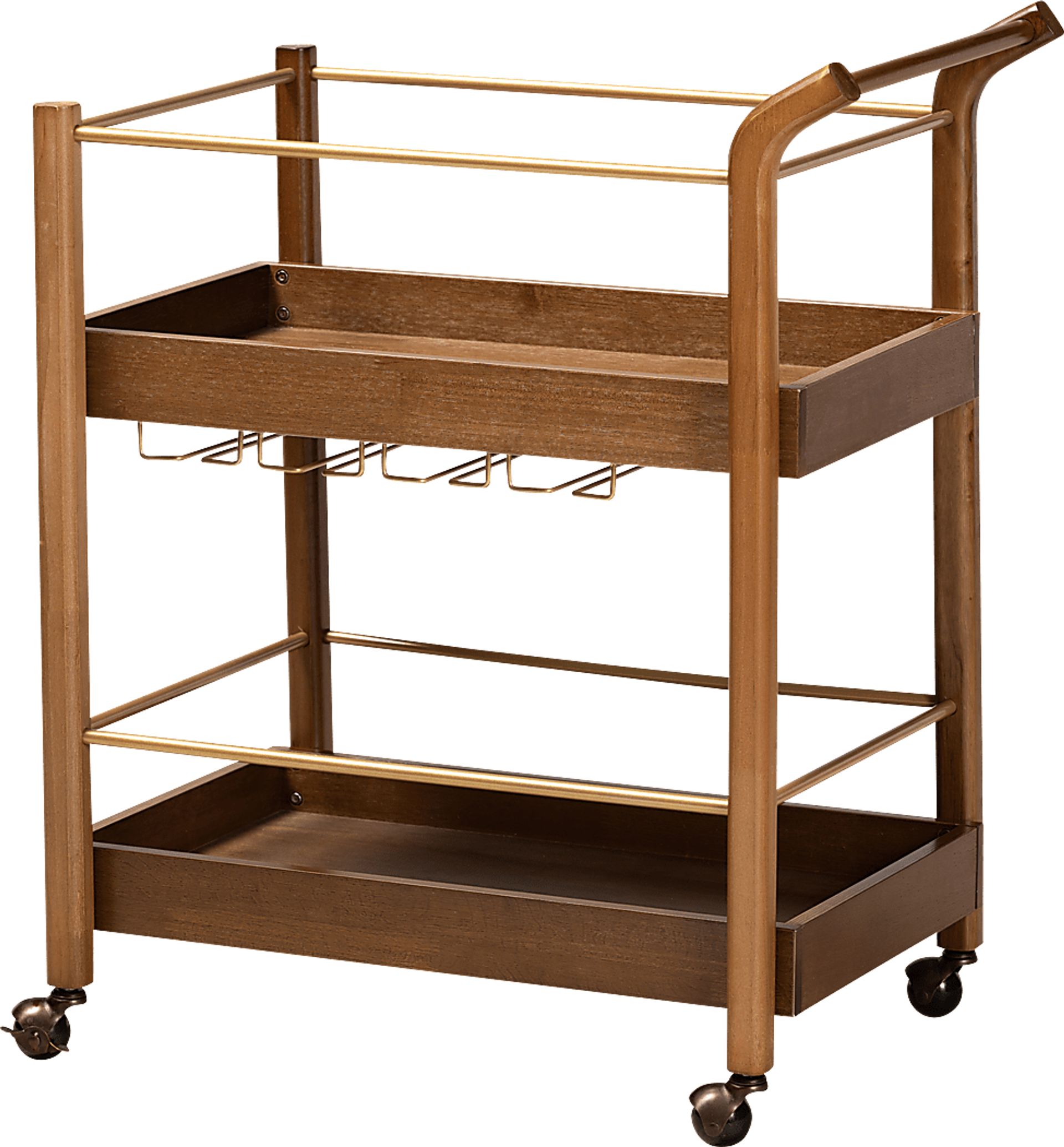 Clayytton Brown Bar Cart - Image 4
