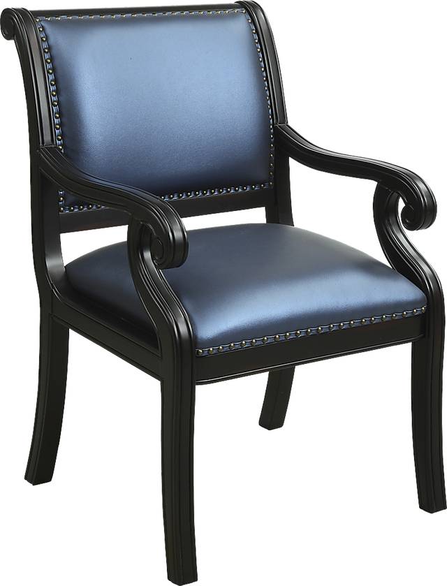 Clea Indigo Accent Chair - Thumbnail - Image 1