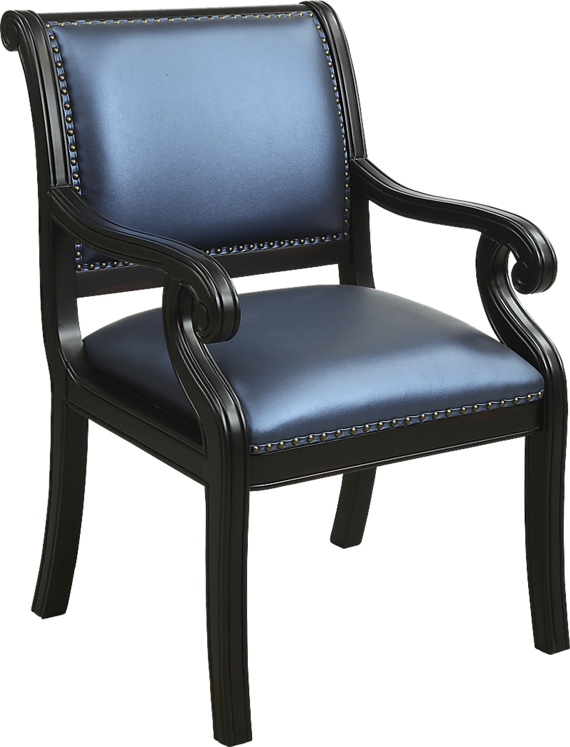 Clea Indigo Accent Chair - Image 1