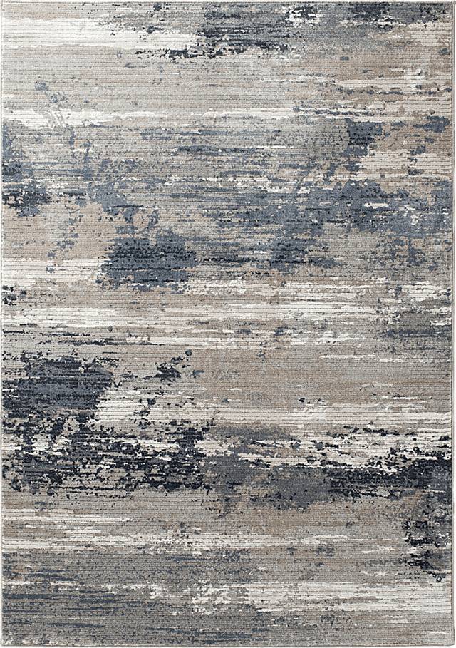 Clearwater Rhine Steel Blue 7'2 x 9'2 Rug - Thumbnail - Image 1