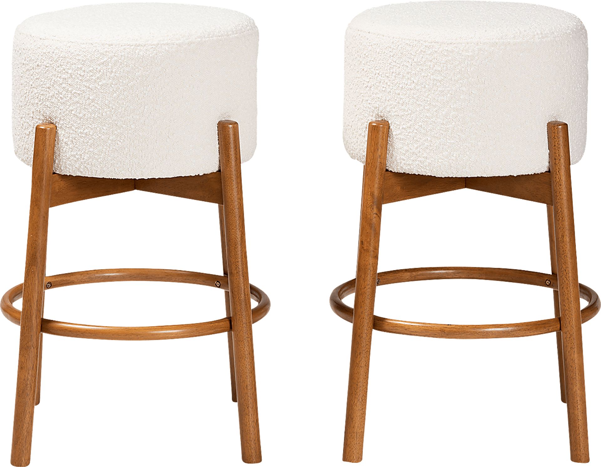 Clebourne Cream Barstool, Set of 2 - Image 4